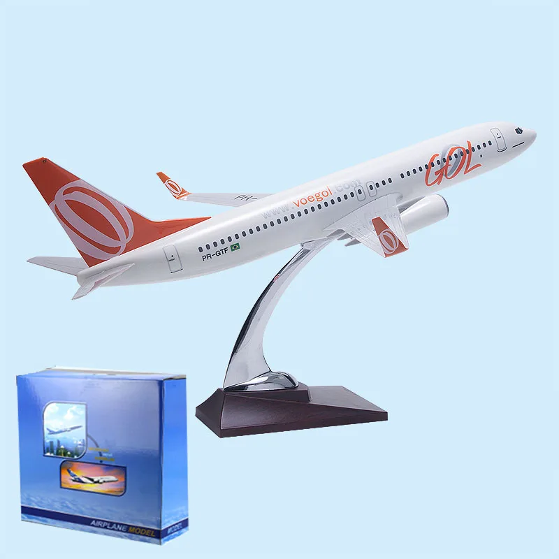 40 см 1/100 масштаб VOEGOL Boeing 737 B737 GOL бразильские авиалинии модель самолета литой под давлением металлический самолет с подставкой модель самолета подарок