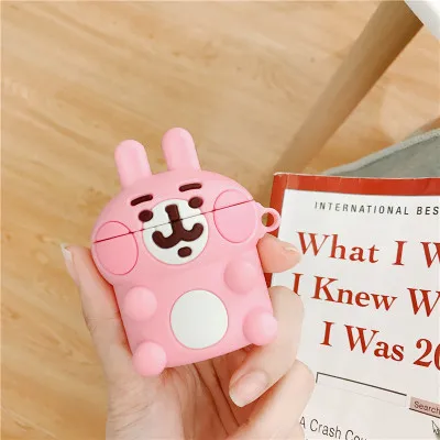 Мультфильм Аниме one piece Тони Чоппер брелок корпусы гарнитурные для Apple Airpods 2 силиконовый защитный чехол Чехлы Брелок - Цвет: CD-26
