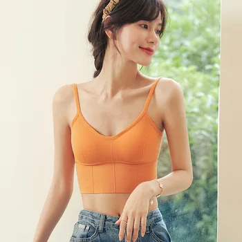 

Hot Selling Beauty Back Underwear Tank Top-Wrap-around-Push up Underwear Non-Steel Ring Bra