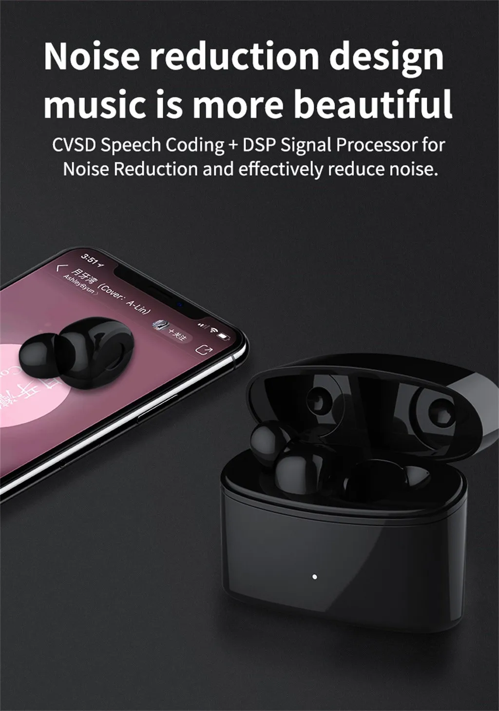 Mosunx, портативная Bluetooth 5,0 гарнитура, близнецы, настоящие Беспроводные спортивные наушники, Bluetooth гарнитура, наушники-вкладыши, стерео гарнитура с шумоподавлением