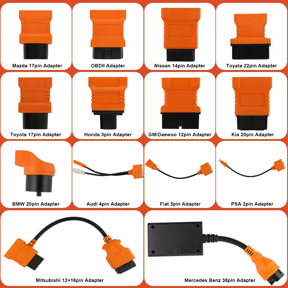 Оригинальный кабель Foxwell OBD2 для BMW 20PIN разъем OBDI benz 38pin Toyota 22PIN NT644 Pro NT510 адаптер