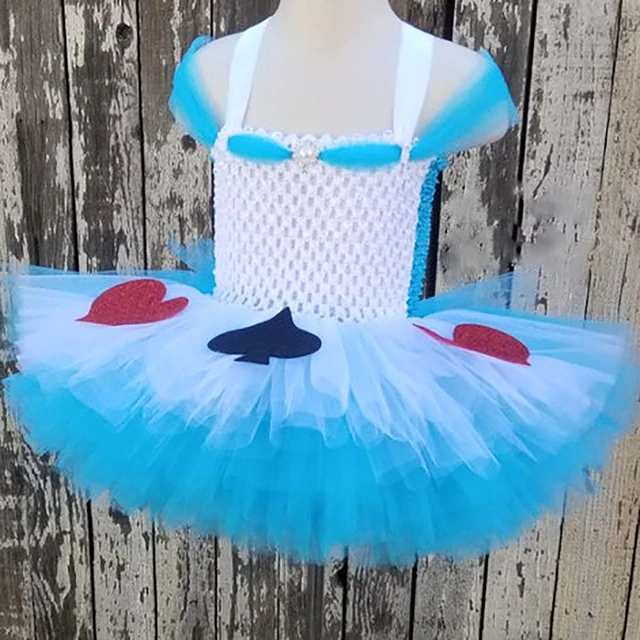 Robe tutu bleu princesse au crochet