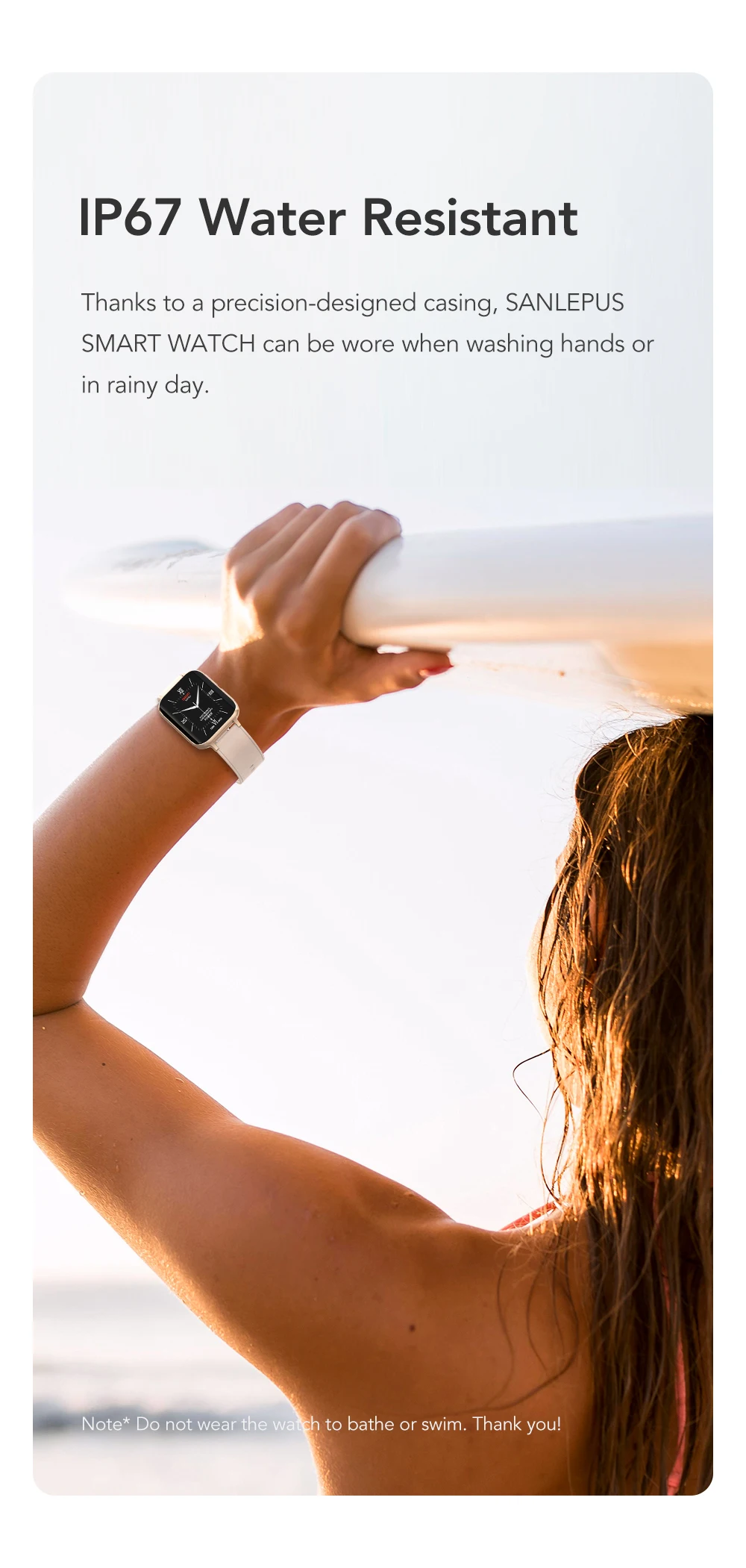 SANLEPUS 2021 Panggilan Bluetooth BARU Smart Watch Men Women Waterproof Smartwatch MP3 Player Untuk OPPO Android Apple Xiaomi Huawei