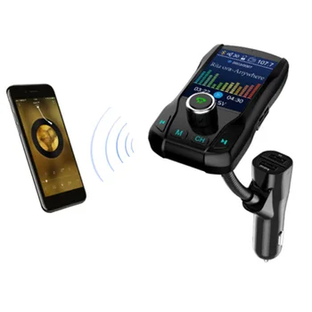 

Auto FM Transmitter 360 Rotatable Bluetooth V3.0 Hands free Color Screen
