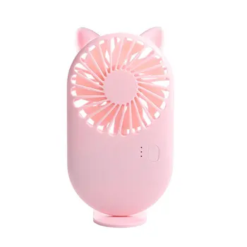 

Mini Portable Cartoon Pocket Handheld Small Fan Usb Rechargeable Fans Air Cooler Conditioner For Office Outdoor Travel