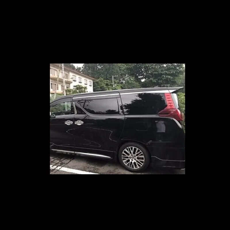 ABS Глянцевая черная и красная задняя крышка на окно для Toyota Alphard Vellfire 3 поколения