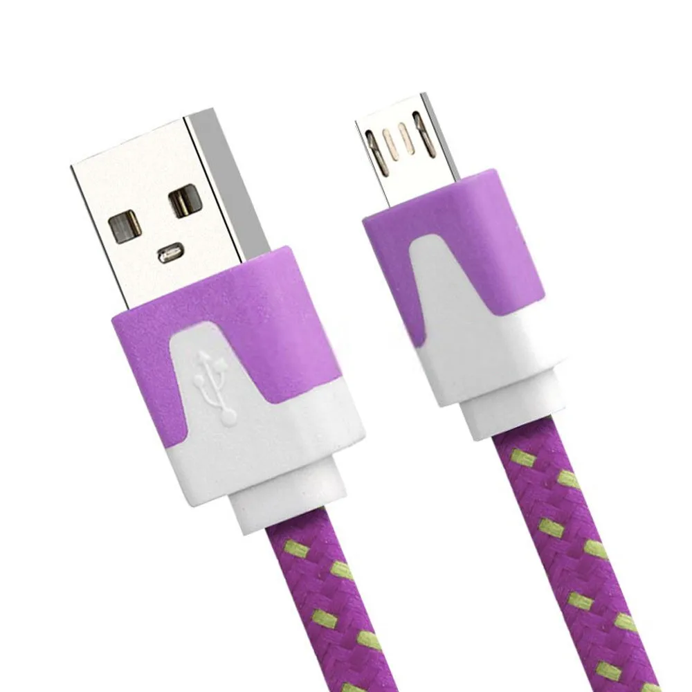 EPULA 3M мини Usb кабель микро USB быстрое зарядное устройство данных для планшета мобильного телефона тканевый Плетеный плоский кабель USB удлинитель мобильного телефона