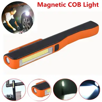 

Flashlight COB LED Magnetic Pen Light Torch Work Light For Camping Lanterna Tactical Night Light Use AAA Torch