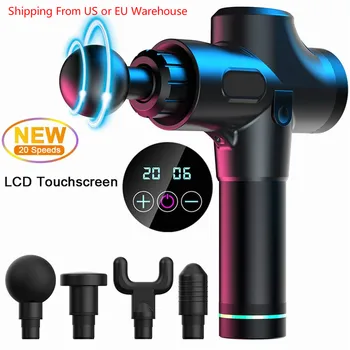 

Muscle Massage Gun Muscle Massager Fascia Gun 4 Massage Head 30 Gear Adjustment Muscle Relaxer Massager Machine