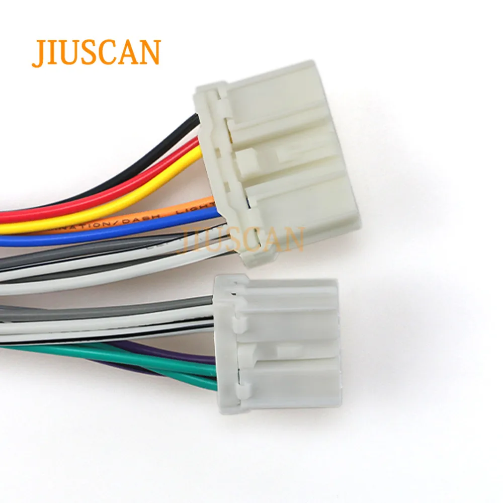 JIUSCAN 12-128 ISO радио адаптер для VOLVO 1993+(выберите модели) жгут проводов разъем свинцовый ткацкий станок кабель штекер Адаптер стерео