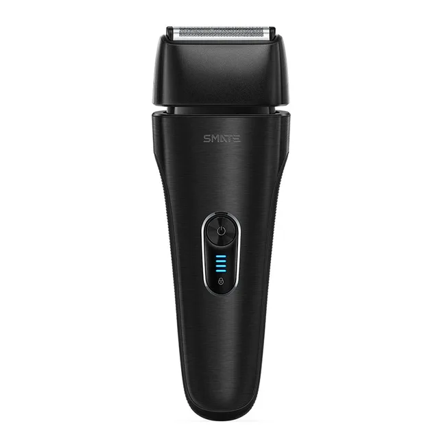 Black Xiaomi SMATE ST-W482 электробритва перезаряжаемая 4 Floatable фрезы полный водонепроницаемый корпус Быстрая зарядка бритвенная машинка для стрижки бороды - Цвет: Black