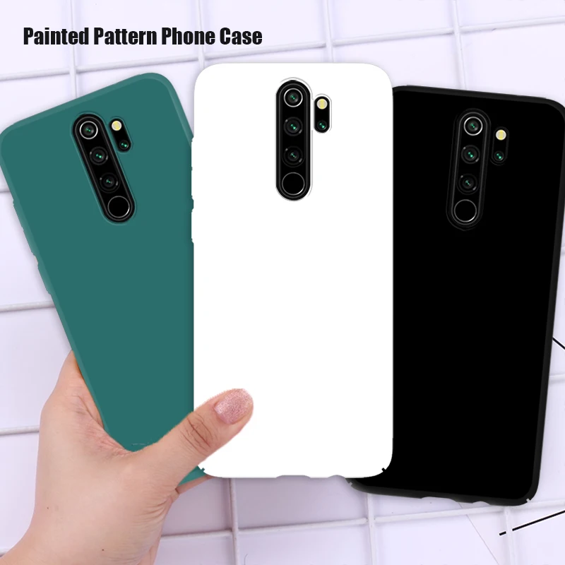Colorful Coque Case for Redmi Note 10 Pro Max 5G 10S 9 Pro 8 8T 9S Shell Soft TPU Candy Color Phone Case for Redmi 9 9A 9C 7A