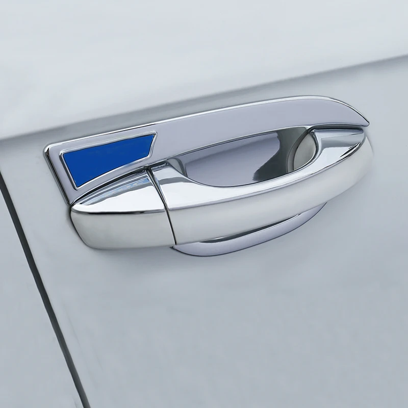 Lsrtw2017 for Volkswagen Vw T-roc Car Door Bowl Panel Trims Chrome Decorative Interior Accessories
