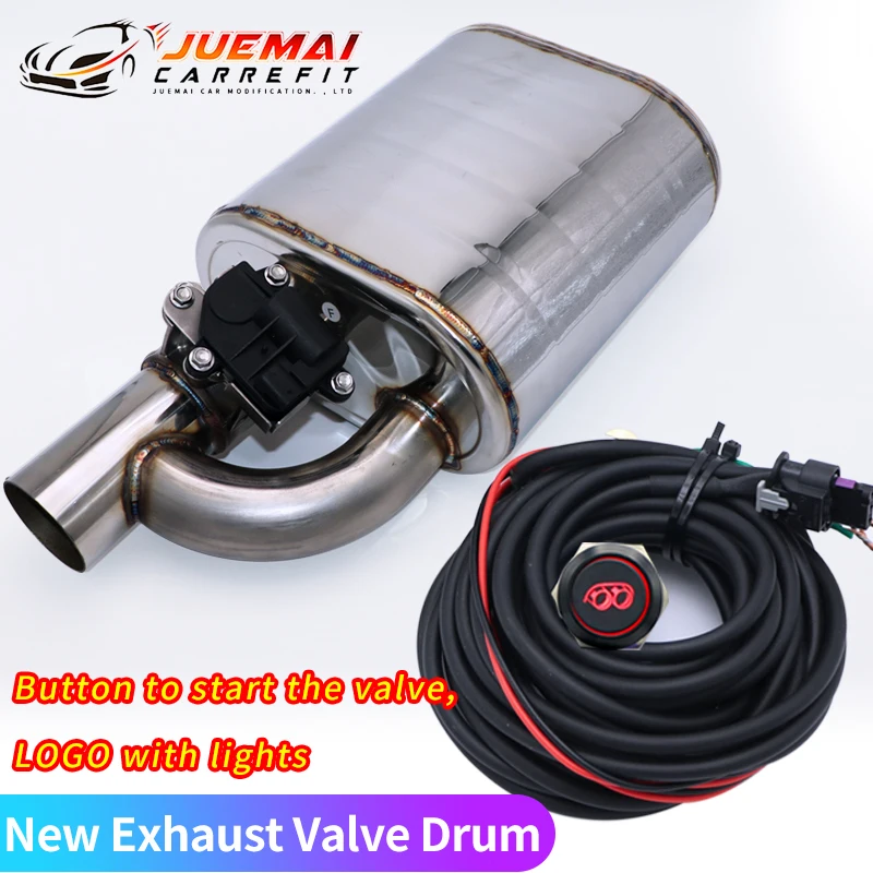JUEMAIElectronicExhaustValveMufflerSystemRemoteControlwithBypassSilencerStainless