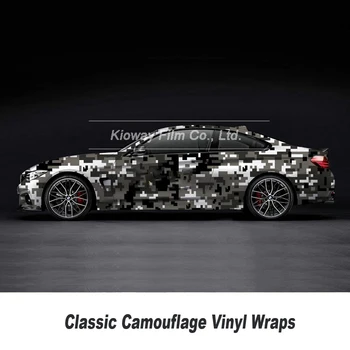 

PVC Self-adhesive Camouflage Car Sticker Wrap Vinyl Film Digital Camo Automobiles Motorcycle Decal any size