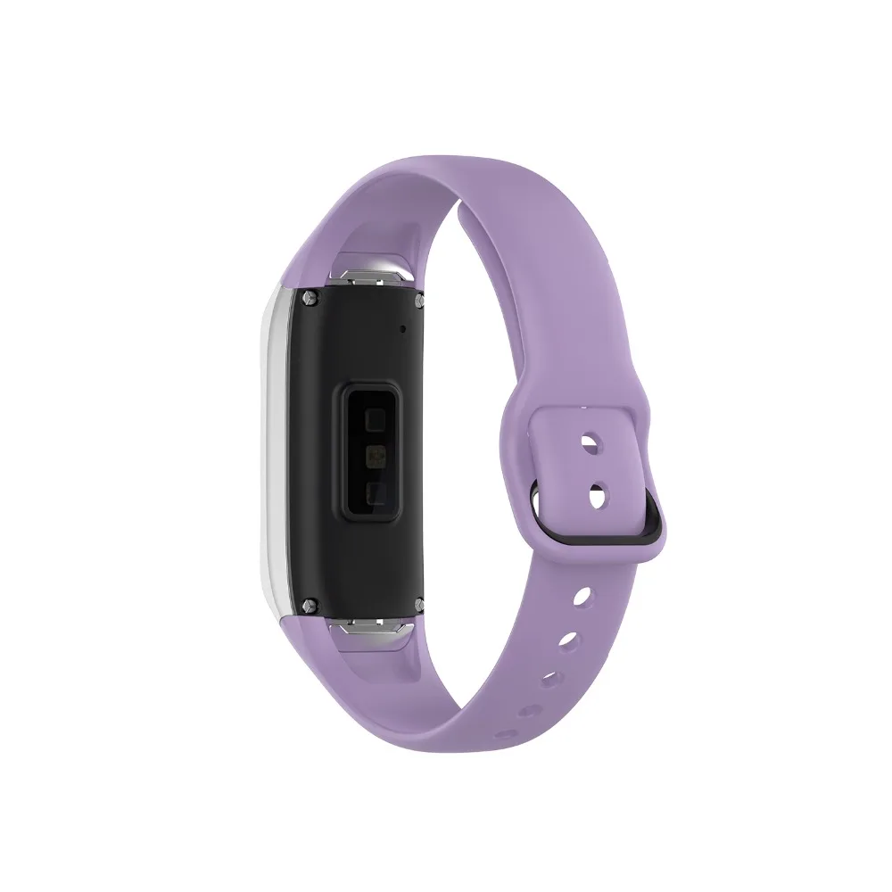 Из нержавеющей стали разъем спортивный браслет ремешок для samsung Galaxy Fit SM-R370 SM R370 силиконовый Смарт Браслет ремешок для часов