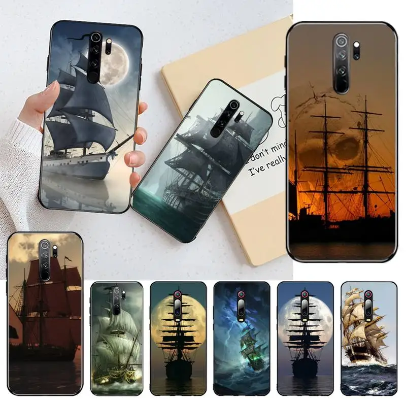 CUTEWANAN Парусный корабль осмотр достопримечательностей модель для Redmi Note 8 8A 7 6 6A 5 5A 4