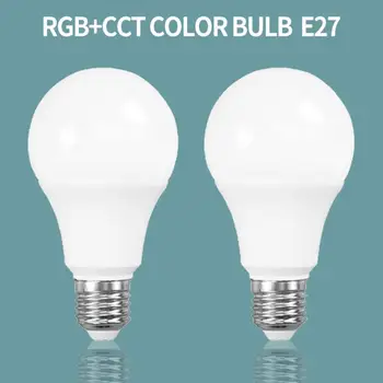 

Smart Home Light Work With Alexa Google Home EWelink 806LM E27 9W 85-265V RGB CCT Color Changing Bulb Lamp Party Dimmable Bulb