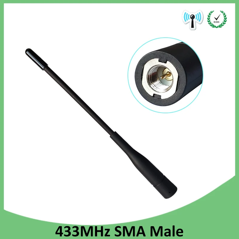 Antenna 433 Mhz Sma Maschio Connettore Antena 433 Mhz Iot Antenne Direzionali Impermeabili Per Walkie-Talkie Wireless