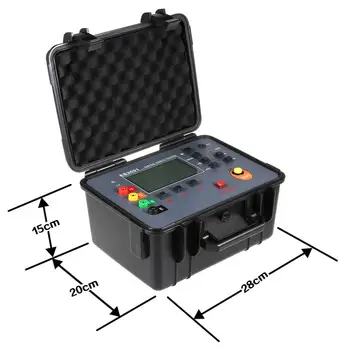

Digital/Analog Megohmmeter with Automatic DAR/PI, 5000V Max Test Voltage