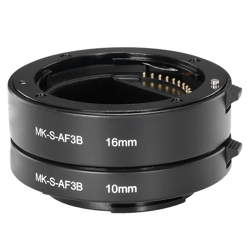 Meike Удлинительное макрокольцо для автоматического кольцо Sony E Mount DSLR камер A6300 A6500