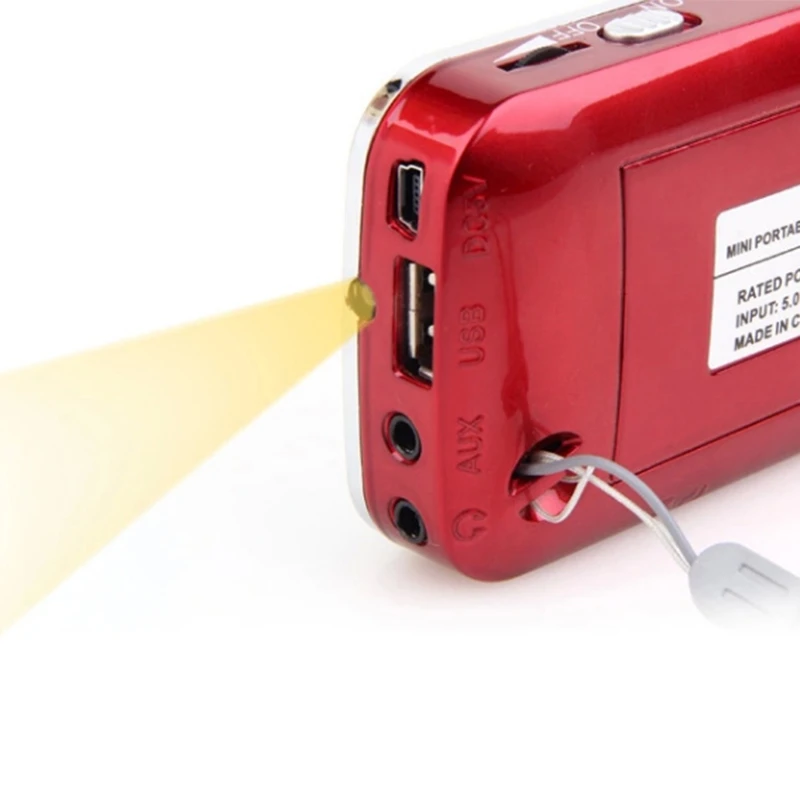 Y-501 цифровой портативный аудио lcd цифровой fm-радио динамик USB Mp3 музыкальный плеер