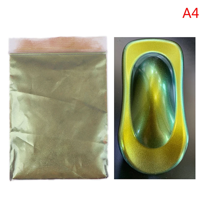10g Colorful Pearl Powder Car Chameleon Pigments Paint Powder Coating Car Body Film Automobiles Auto Decoration Accessories