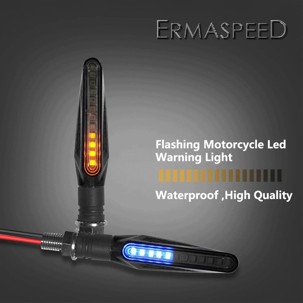 4pcs Universal Sequential Motorcycle Turn Signal Led 12v Ip68