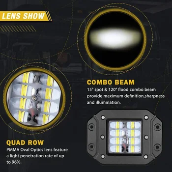 

Accessories Fog Lights Car Truck Lighting 7D Lens Fog Lamp Front Bumper