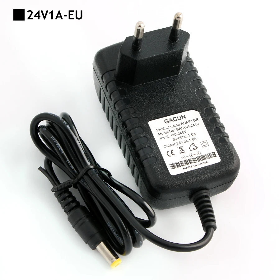 DC 24 V 1A адаптер питания Универсальный заряд 110 220 вольт ЕС США Plug сервер для