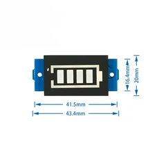 18650 светодиодный дисплей 12V 3S литий-ионный аккумулятор светодиодный дисплей Панель индикатор емкости батареи синий дисплей модуль