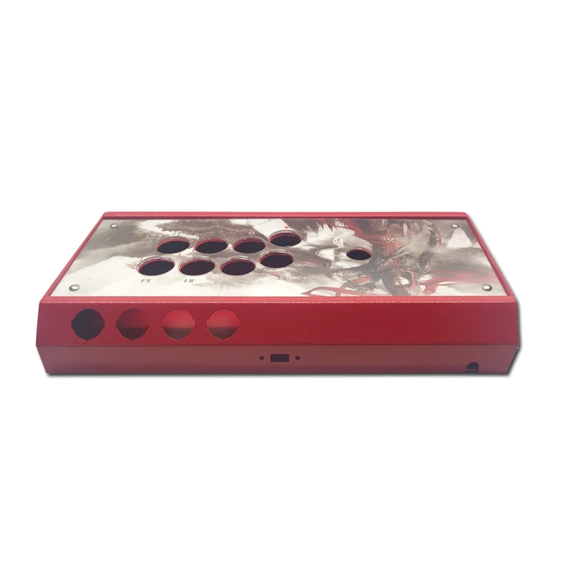 Cdragon DIY Clear  Arcade Joystick Replacement Metal Panel Case Handle Arcade Game Kit Sturdy Construction Easy to Install 