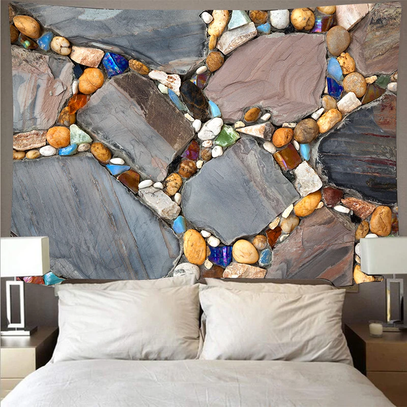 Мрамор цементная стена стиль облицовка стен Большой wall art психоделический