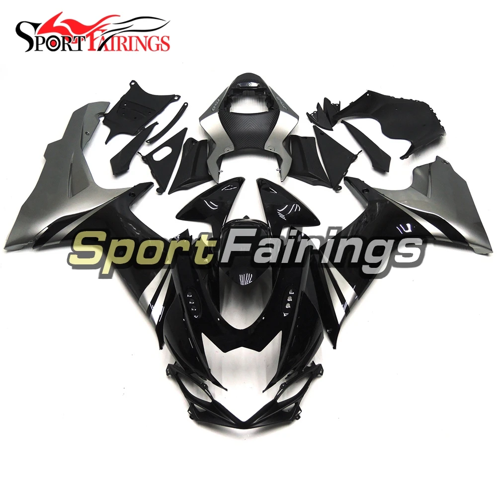 Черно серый Обтекатели для GSXR600 GSXR750 K11 детей возрастом 12 13 14 15 16 2011 2016 Suzuki Sportbike