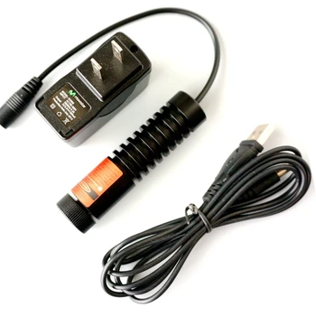 

635nm 638nm 300mw Adjusted Orange Red Laser Diode Dot Laser Module/22x90mm with 5V Adapter