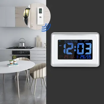 

Alarm Clock Temperature and Humidity Meter Weather Forecast Station Temperature and HumMonitor with Signal Calibrationidity