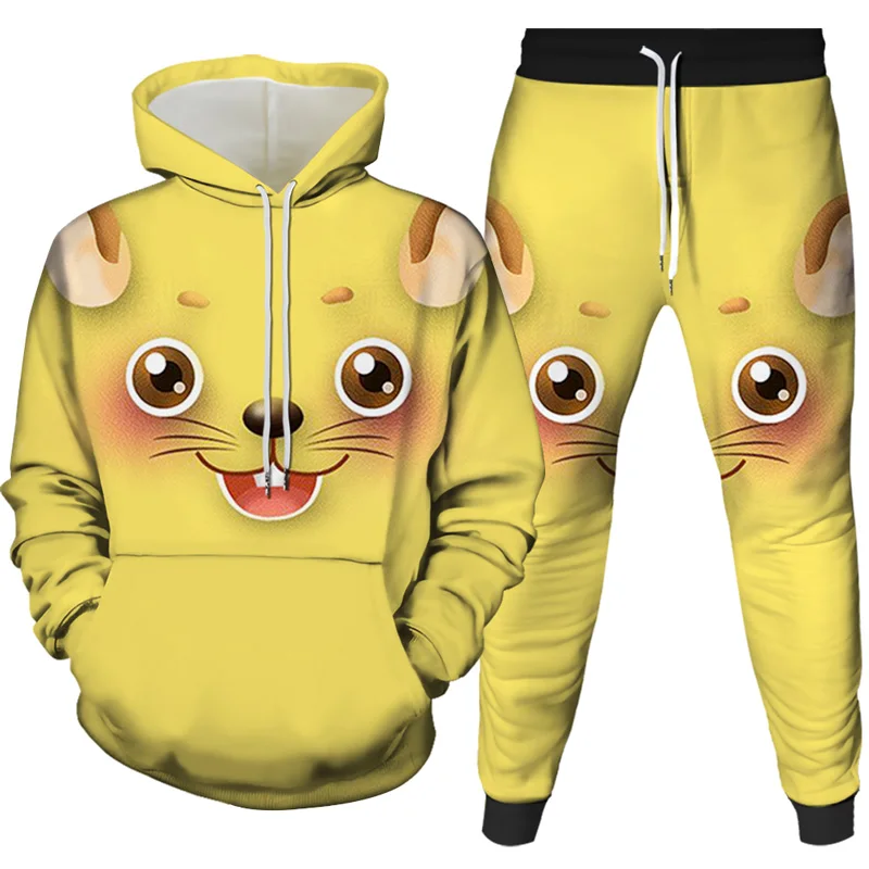 

New Men's And Women's Hoodies 3d Printing Comic Cartoon Pokemon Children's Long-Sleeved Sweatshirt Street Hip-Hop Coat