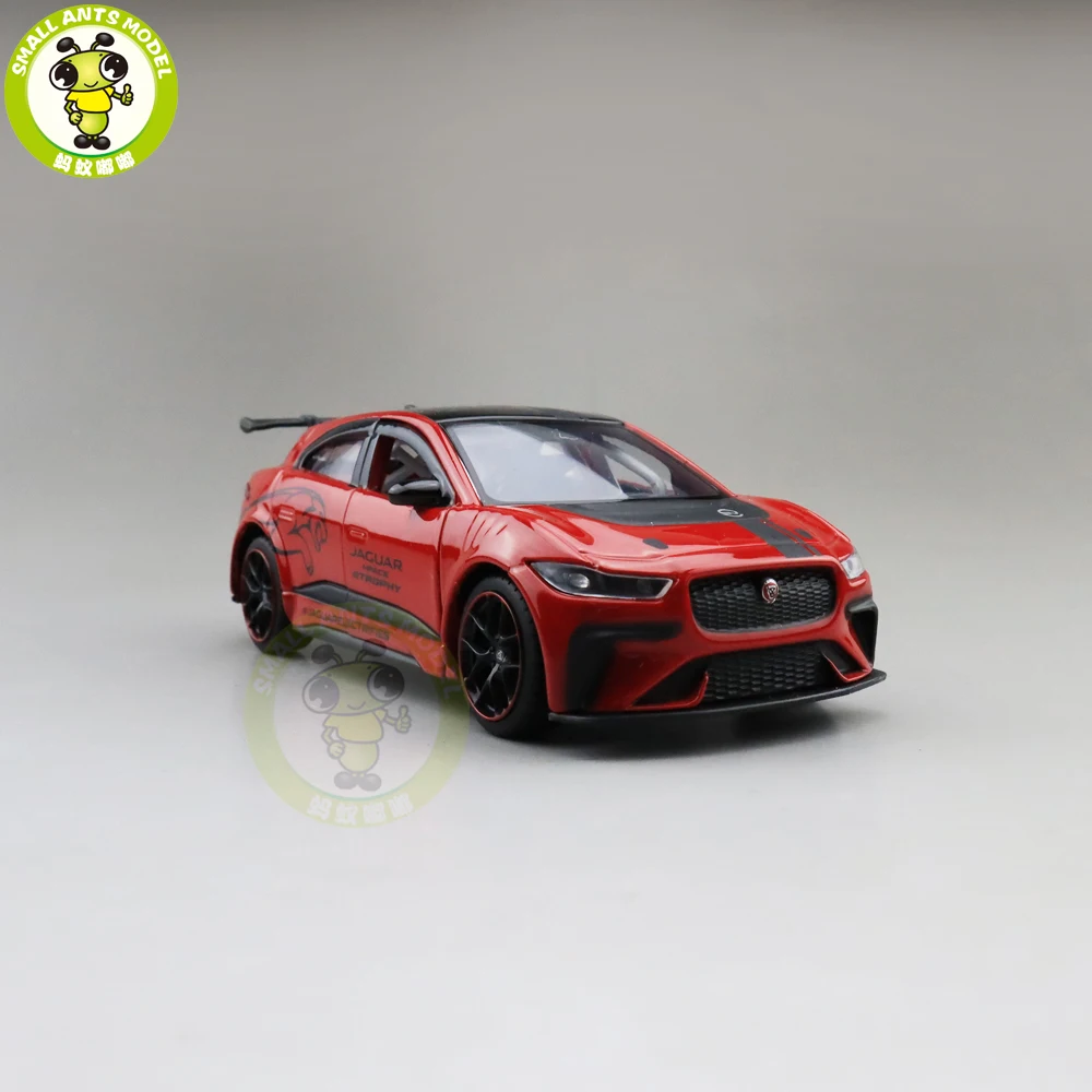 1/36 JACKIEKIM Jaguar I-PACE eTROPHY литой модельный автомобиль игрушки для детей откатные подарки для мальчиков и девочек
