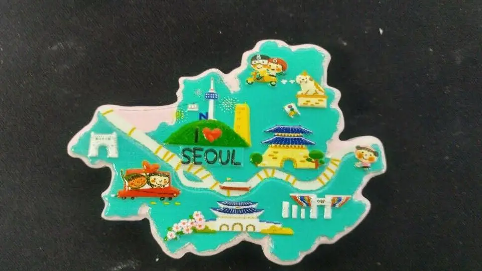 Turkey Myanmar Pakistan Korea Fridge Magnet Tourist Souvenir Russia Canada Portugal Magnetic Stickers Kitchen Decor Gifts Ideas