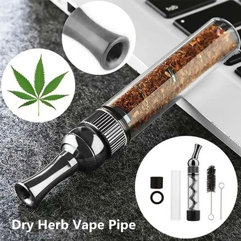Spiral Orbit Pipe New Design Smoking Diy Tobacco Pipes Mini Twisty Metal Tip Tool With Cleaning Brush Smokers Gifts | Дом и сад