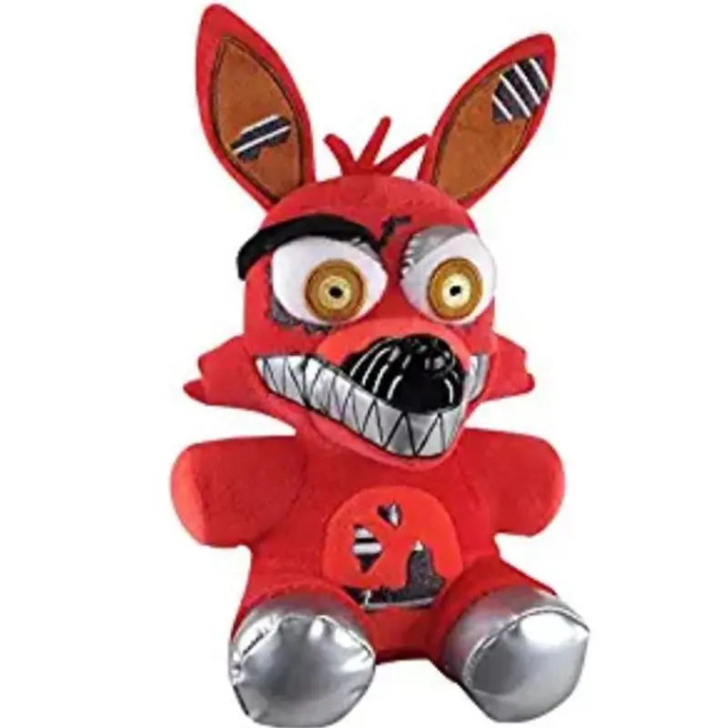 Красный 5 шт. 20 см пять ночей у Фредди кошмар Фокси Fnaf плюшевые мягкие игрушки - Цвет: Красный