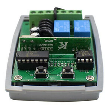 

Universal 2-Channel Wireless Remote Control Switch Receiver Motors 12V/24V DC