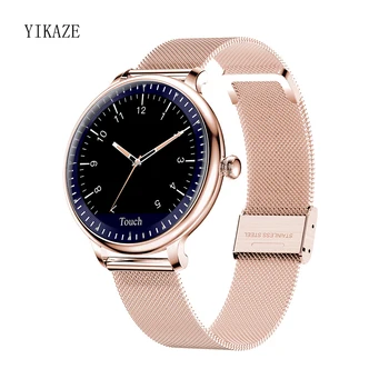 

Smartwatch NY12 Stylish Women Smart Watch Round Screen Smart Watch for Girl Heart Rate Monitor Compatible for Android and IOS