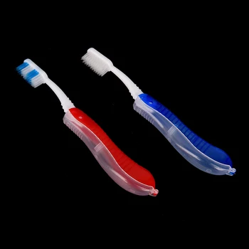 

Hotel Disposable Toothbrush Travel Camping Hiking Outdoor Foldable Folding Tooth Brush Teeth Cleaning Oral Hygiene Dental Care