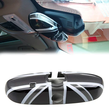 

UK Flag Checkered Rear View Mirror Cover Housing for Mini Cooper R55 R56 R57 R70 R71