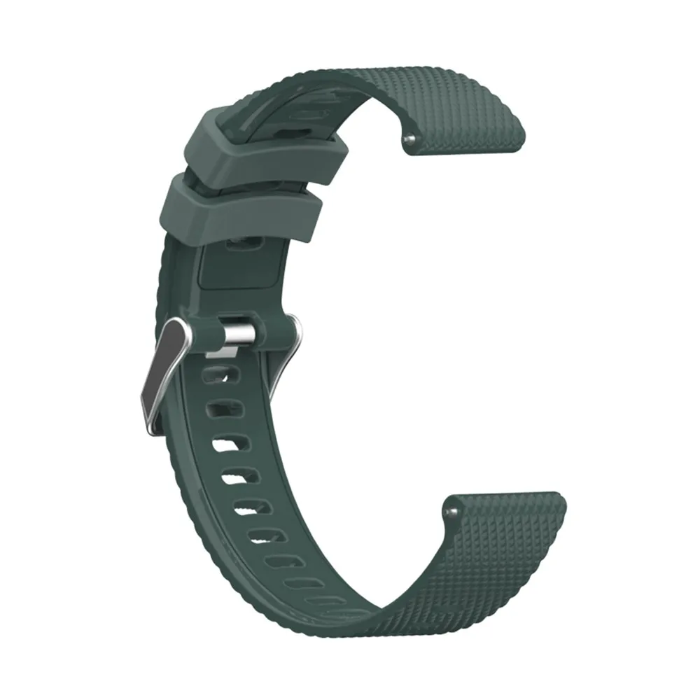 Силиконовый ремешок для часов Garmin vivoactive3/3 MUSIC/HR/Forerunner 245/645 MUSIC Approach S40 для TicWatch E для huawei 2