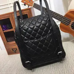 2019 известный бренд дизайнер икра с бриллиантами воловья кожа рюкзак для женщин Классическая Высокая емкость дорожная сумка ежедневный