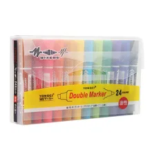 Дополнительные маркеры для рисования эскиз маркеры на спиртовой основе двойная голова манга Рисование ручки художественные принадлежности цветные маркеры набор
