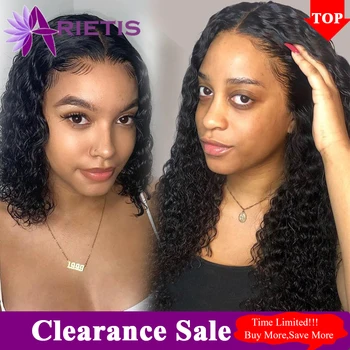 

Curly BoB Wig 13x4 Lace Front Human Hair Wigs Brazilian Curly Human Hair Wig Glueless Pre-lucked Remy Hair For Black Women