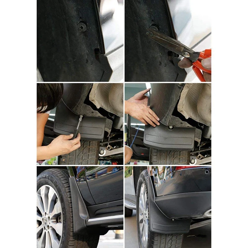 4 шт. автомобильные передние и задние колеса крылья для Mitsubishi Pajero Montero- всплеск защитный комплект